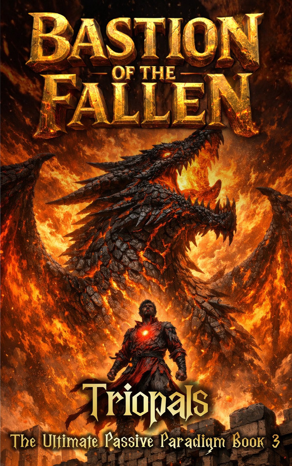 Cover of Bastion of the Fallen: An Epic Cultivation LitRPG (The Ultimate Passive Paradigm: Book 3)