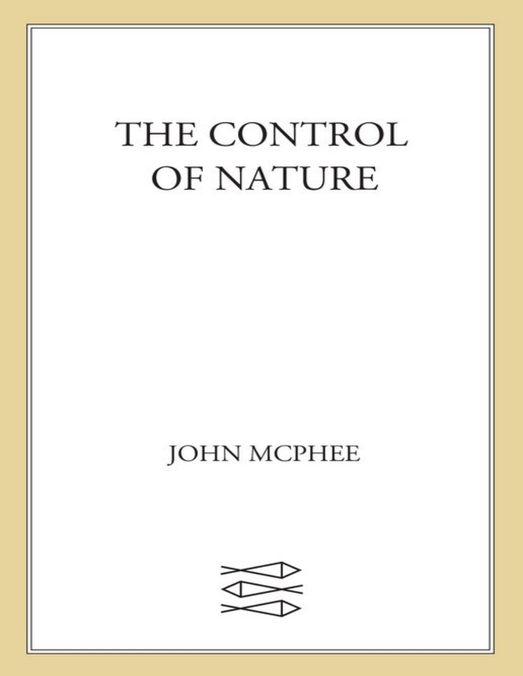 Cover of Control of Nature, The
