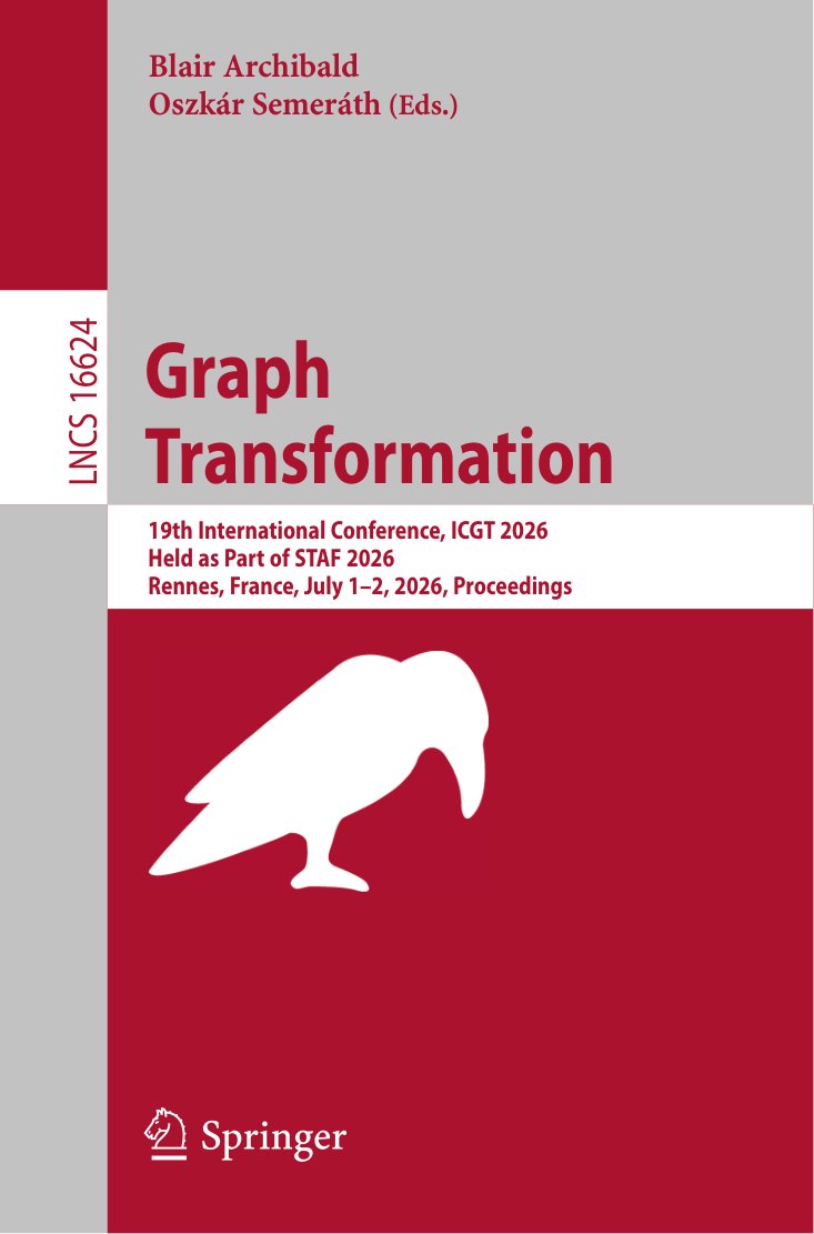 Cover of Graph Transformation (1567)