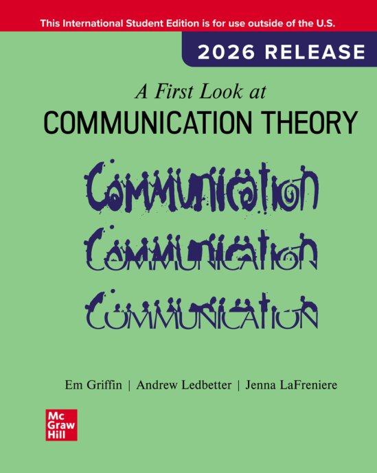 Cover of A FIRST LOOK AT COMMUNICATION THEORY, 2026 RELEASE