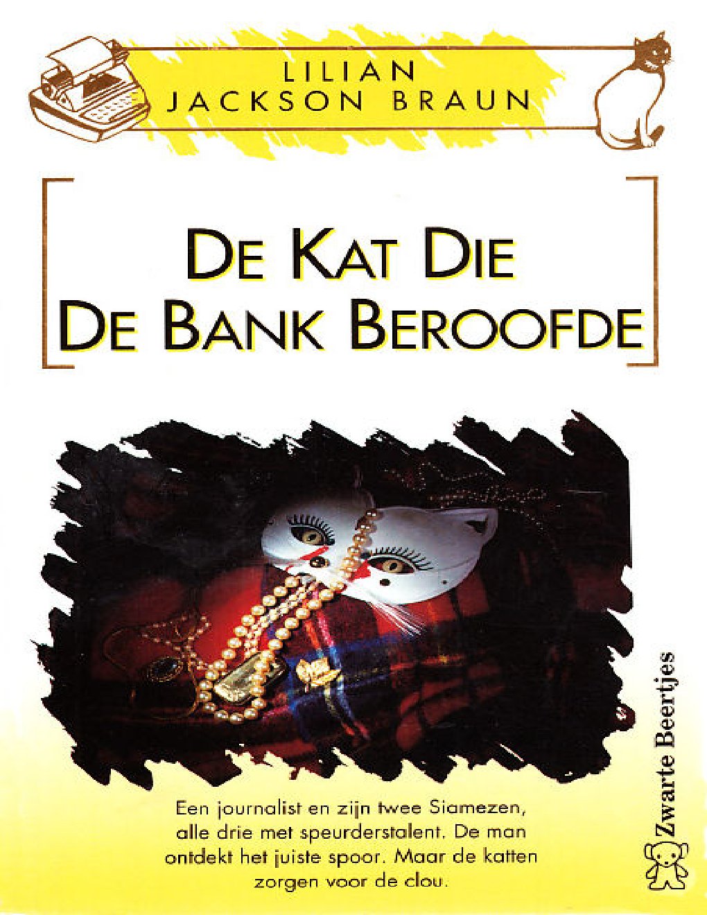 Cover of De kat die de bank beroofde (1895)