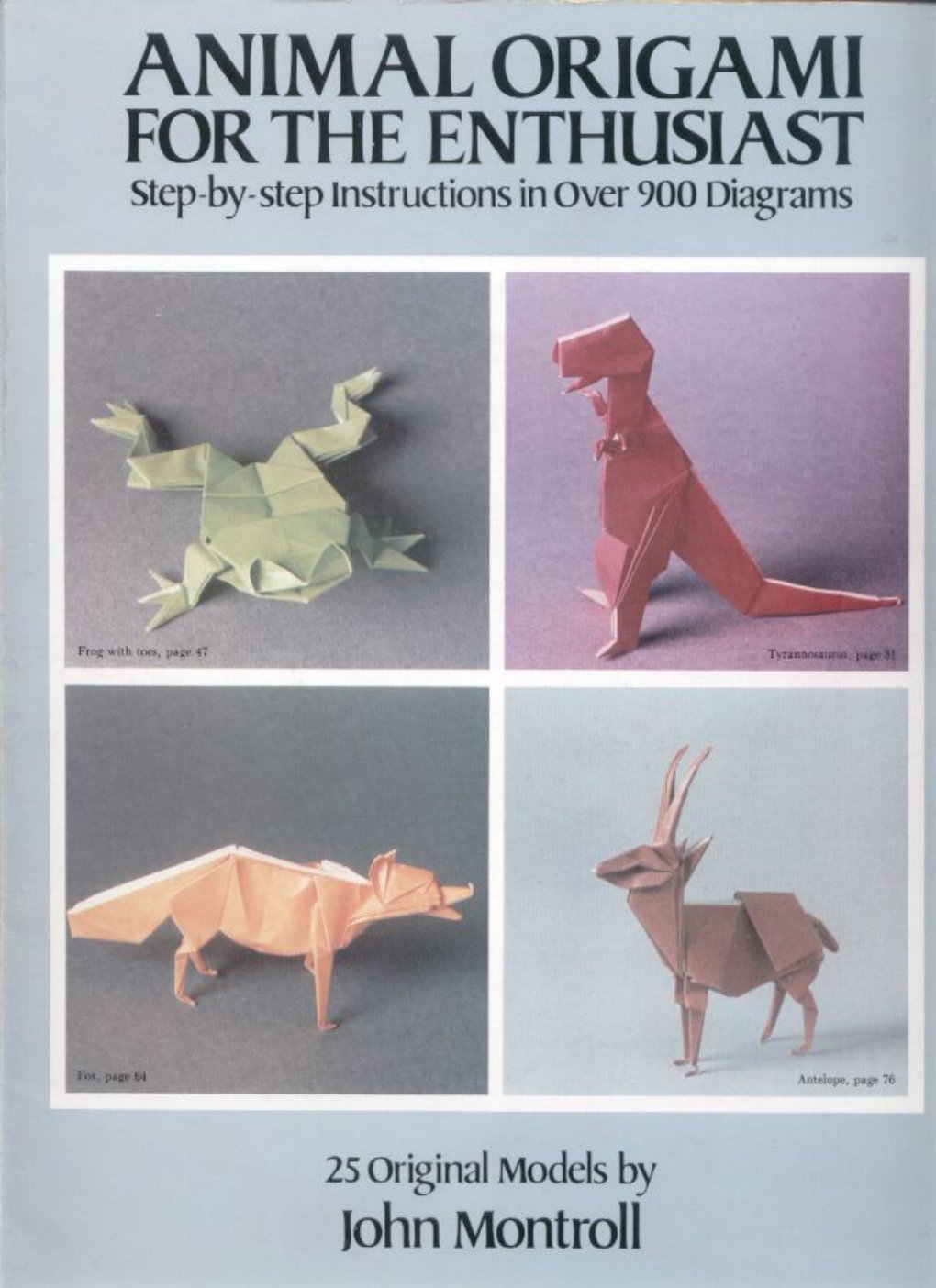 Cover of Animal origami for the enthusiast