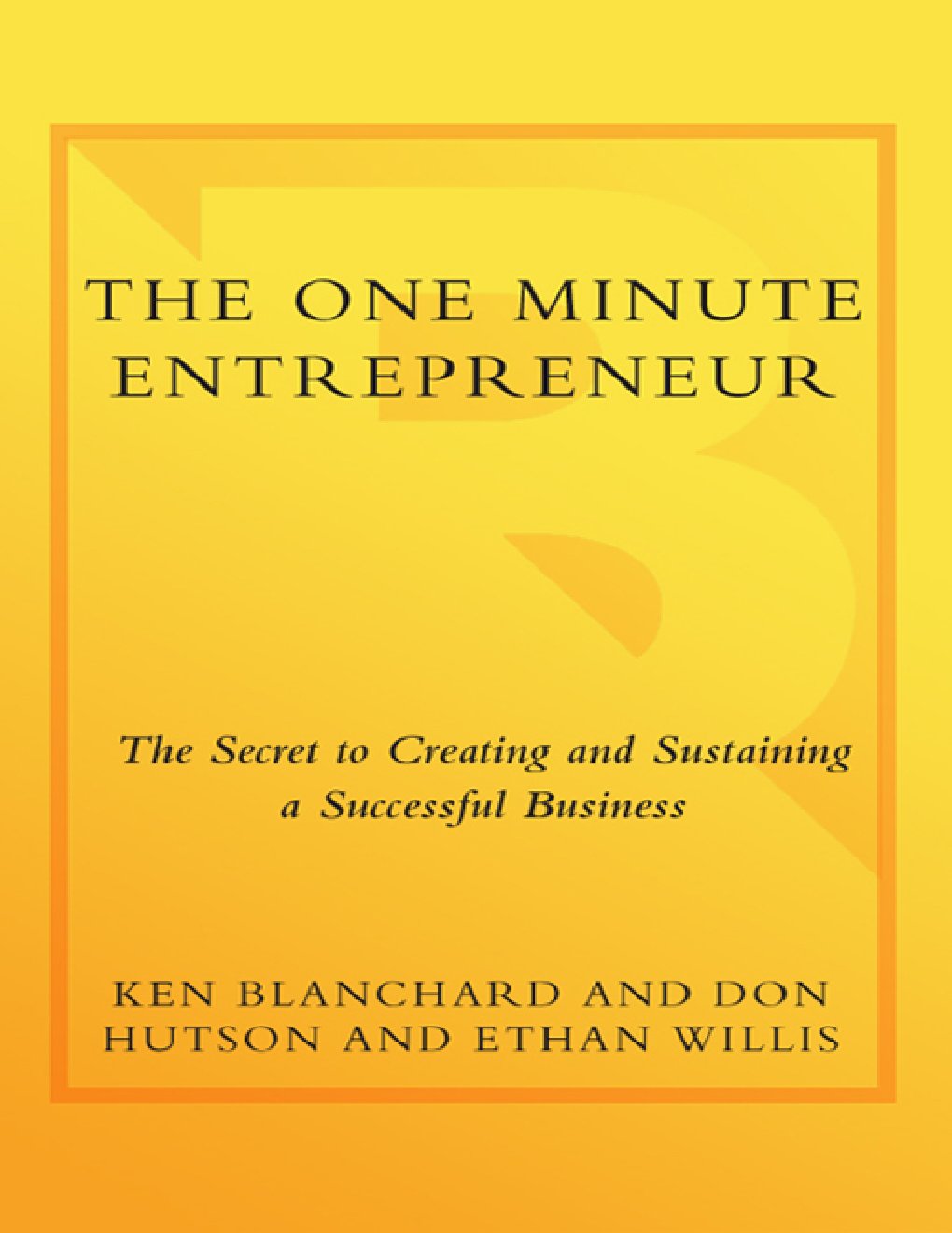 Cover of The One Minute Entrepreneur