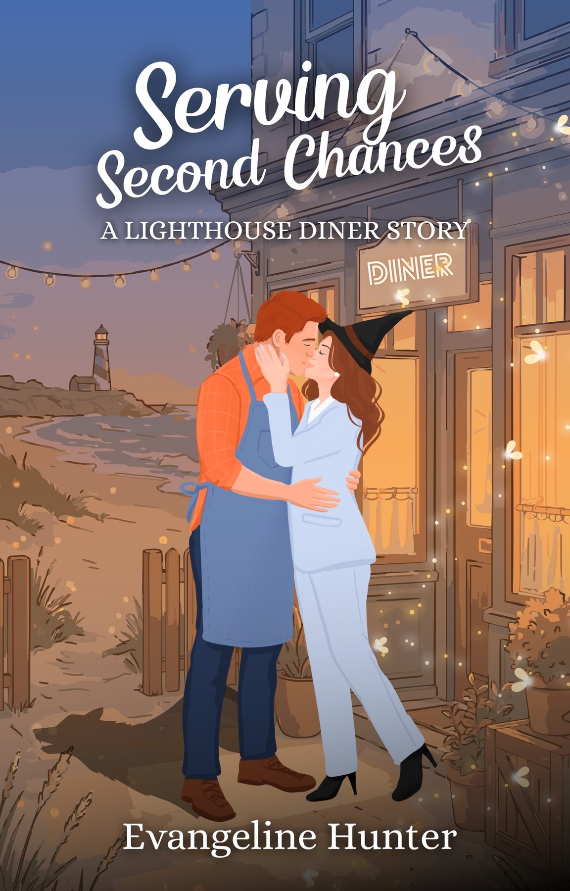 Cover of Serving Second Chances: A Cozy Paranormal Romance Short Read (A Lighthouse Diner Story) (The Lighthouse Diner Book 1)