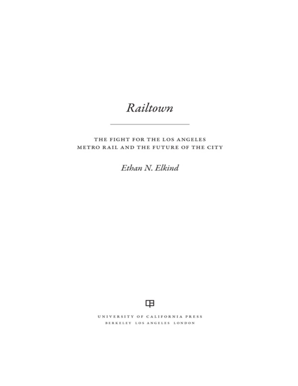 Cover of Railtown