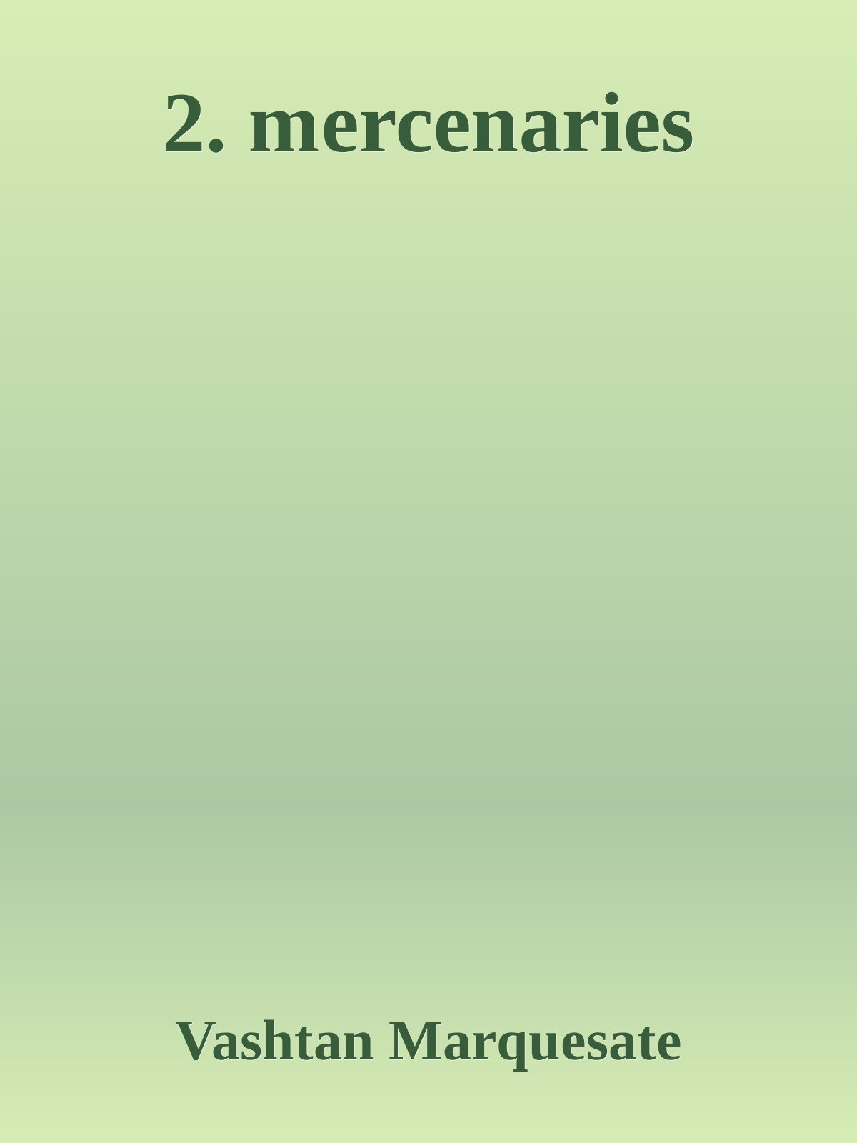 Cover of 2. mercenaries