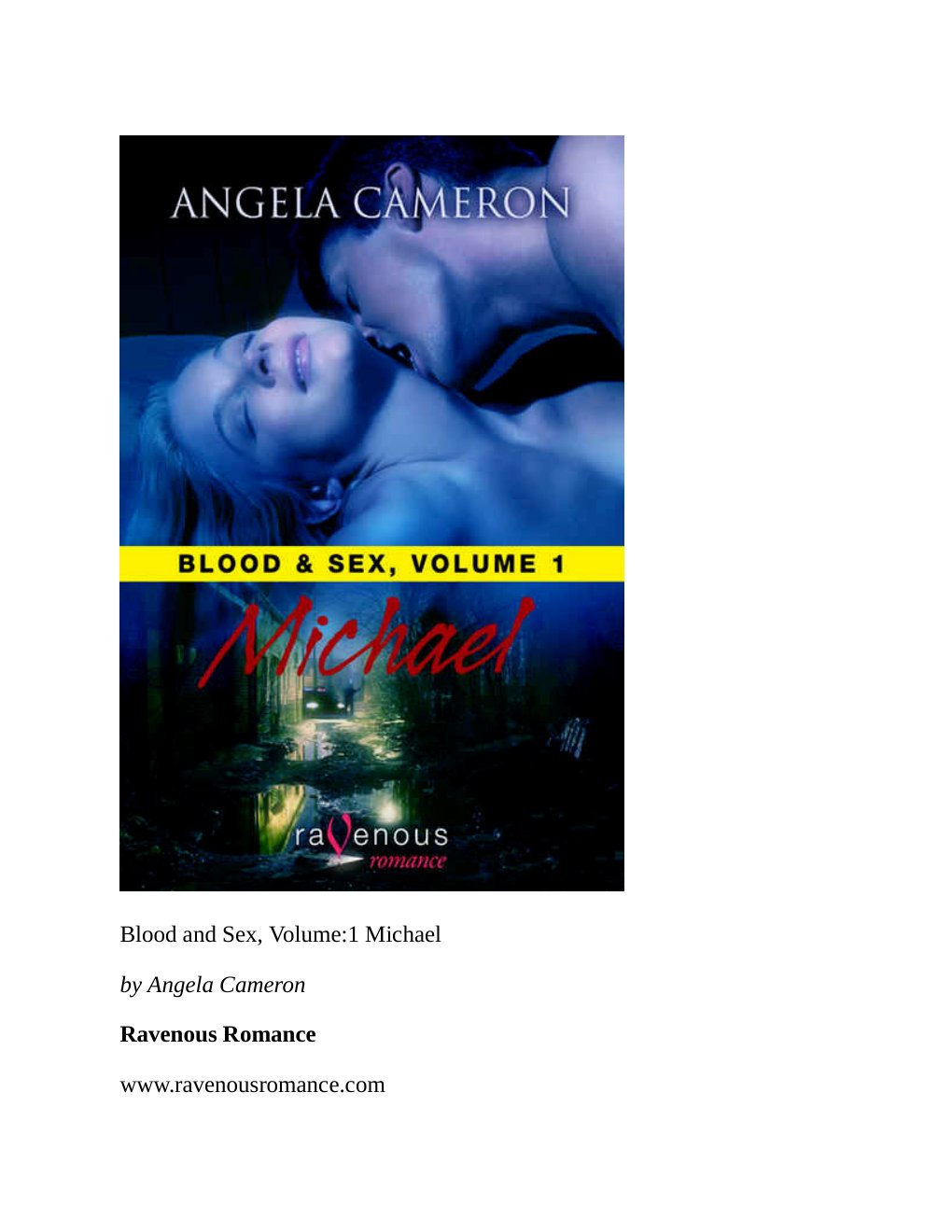 Cover of Blood and Sex, Volume:1 Michael