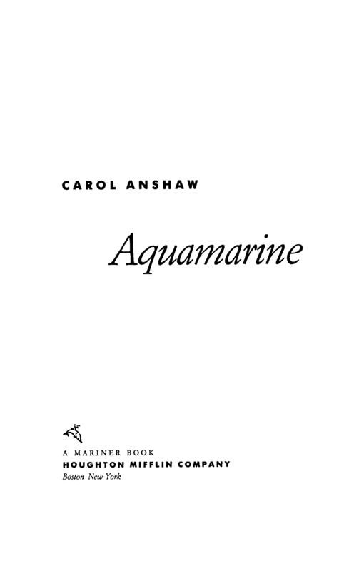 Cover of Aquamarine (1935)