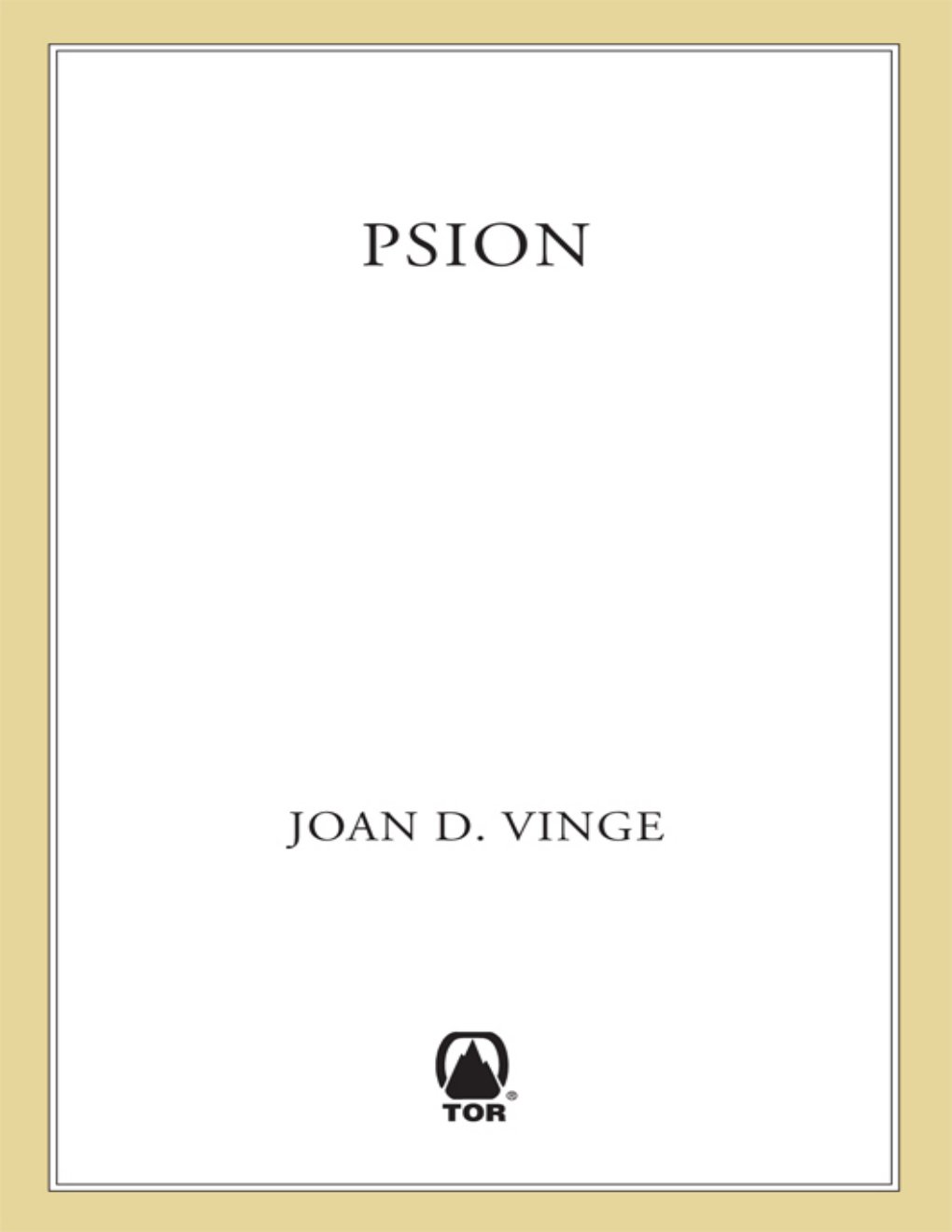 Cover of Psion