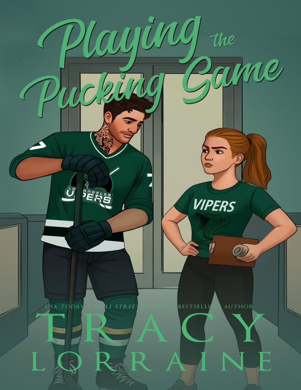 Cover of Playing the Pucking Game (LA Vipers Book 2)
