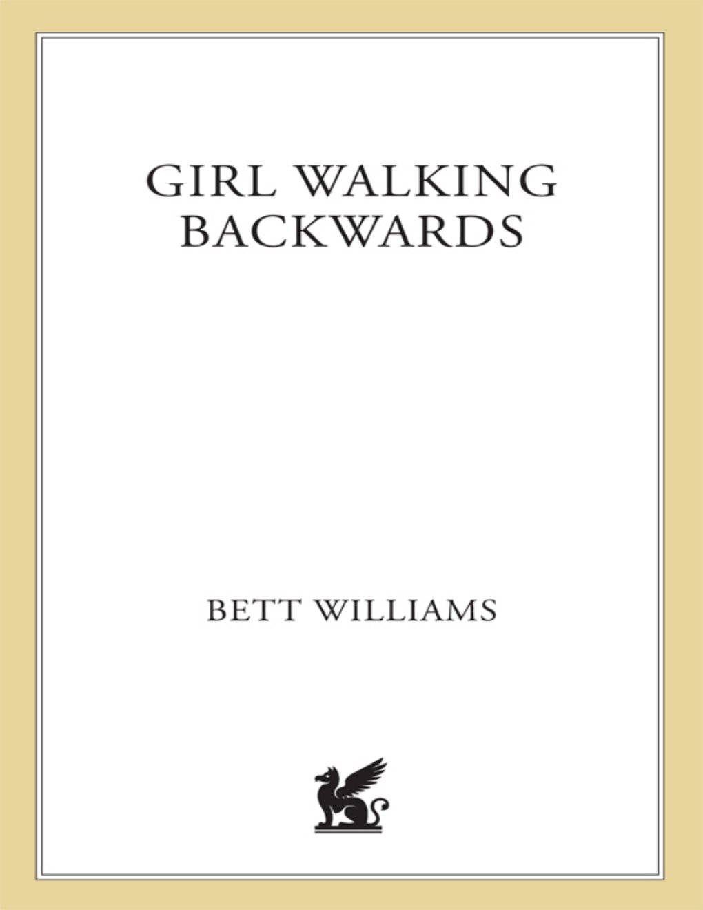 Cover of Girl Walking Backwards