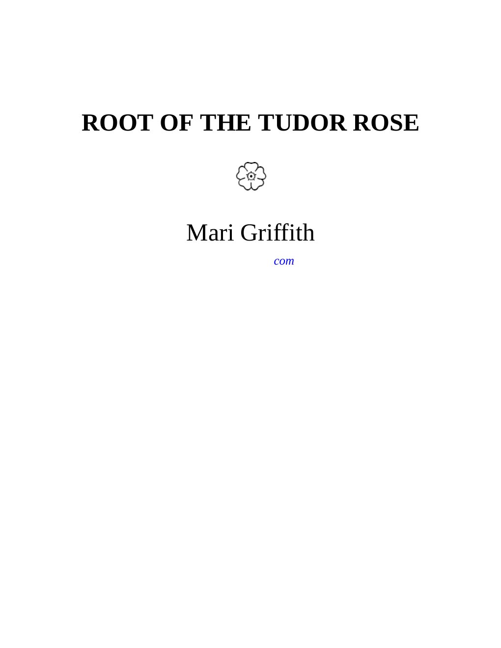 Cover of Root of the Tudor Rose