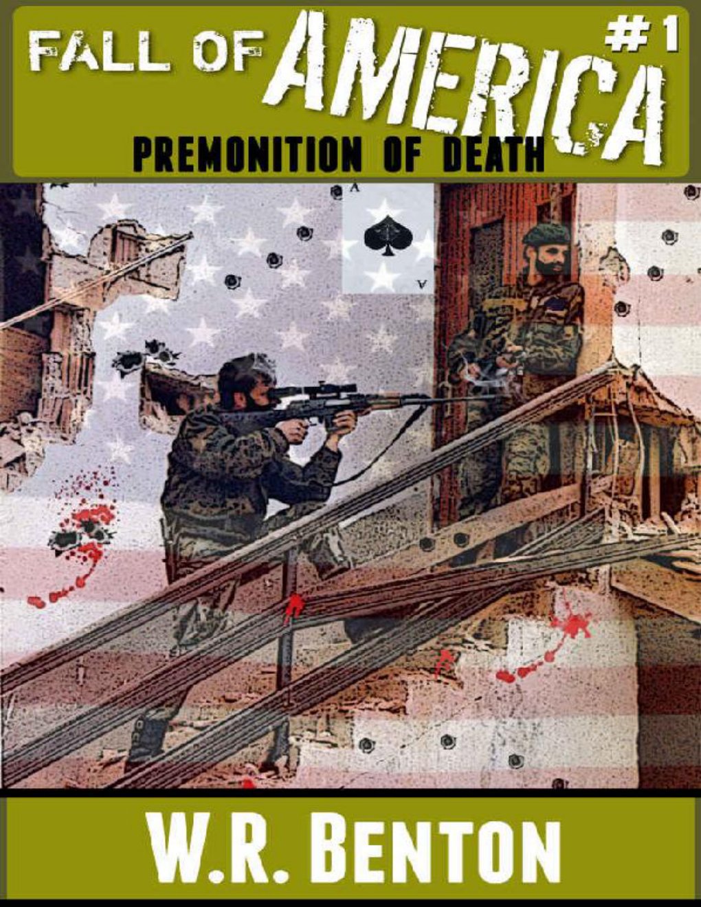 Cover of The Fall of America- Premonition of Death (2012)