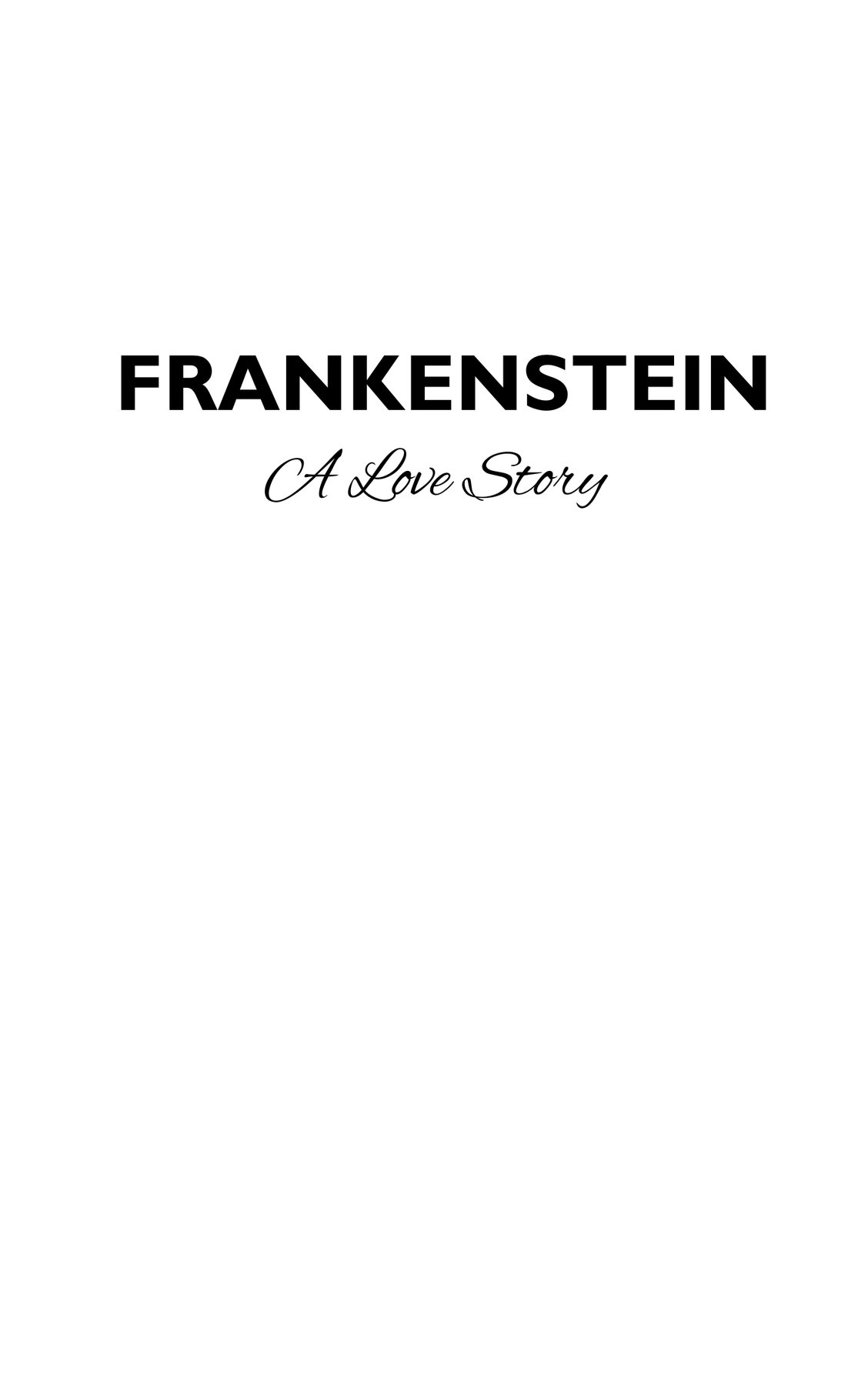 Cover of Frankenstein