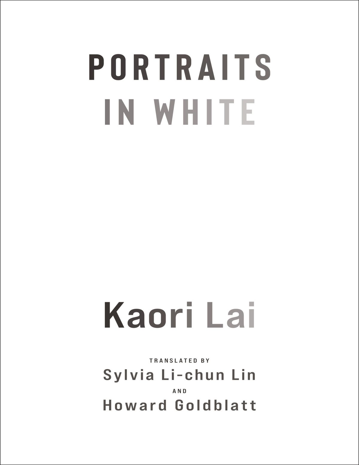 Cover of Portraits In White (1893)