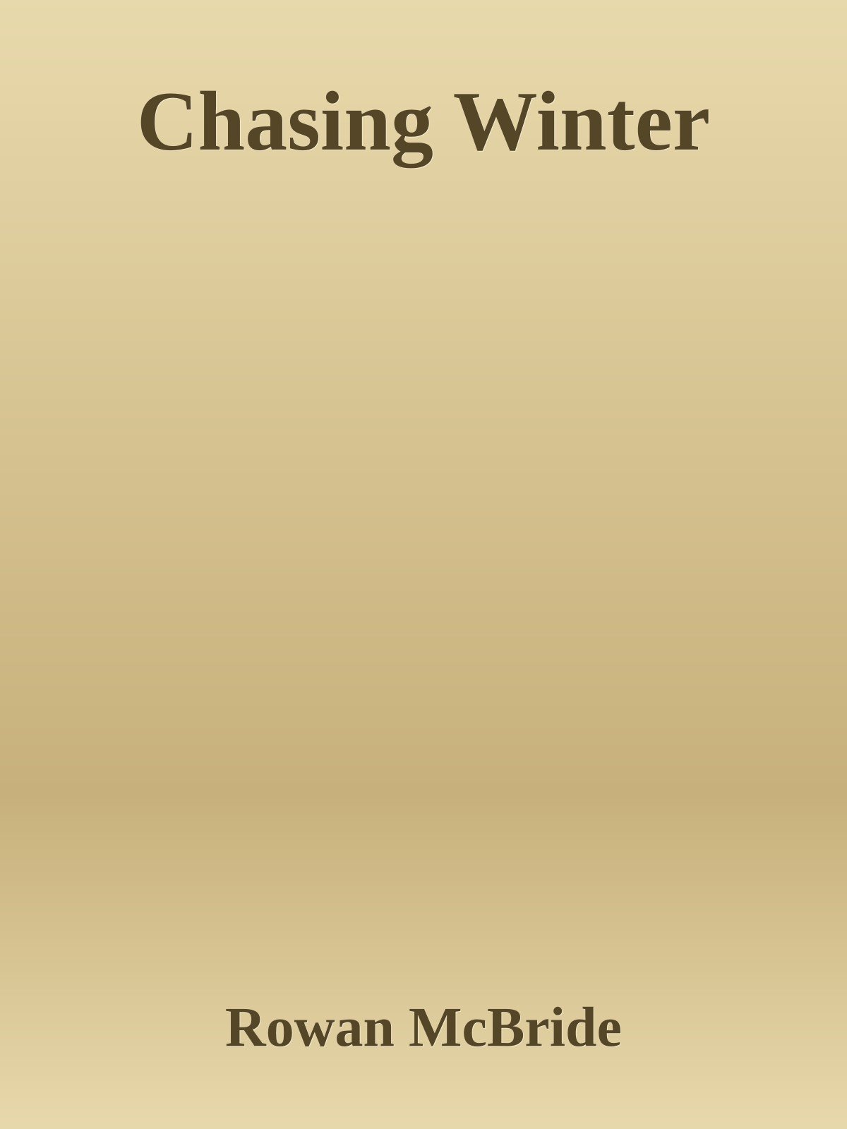 Cover of Chasing Winter