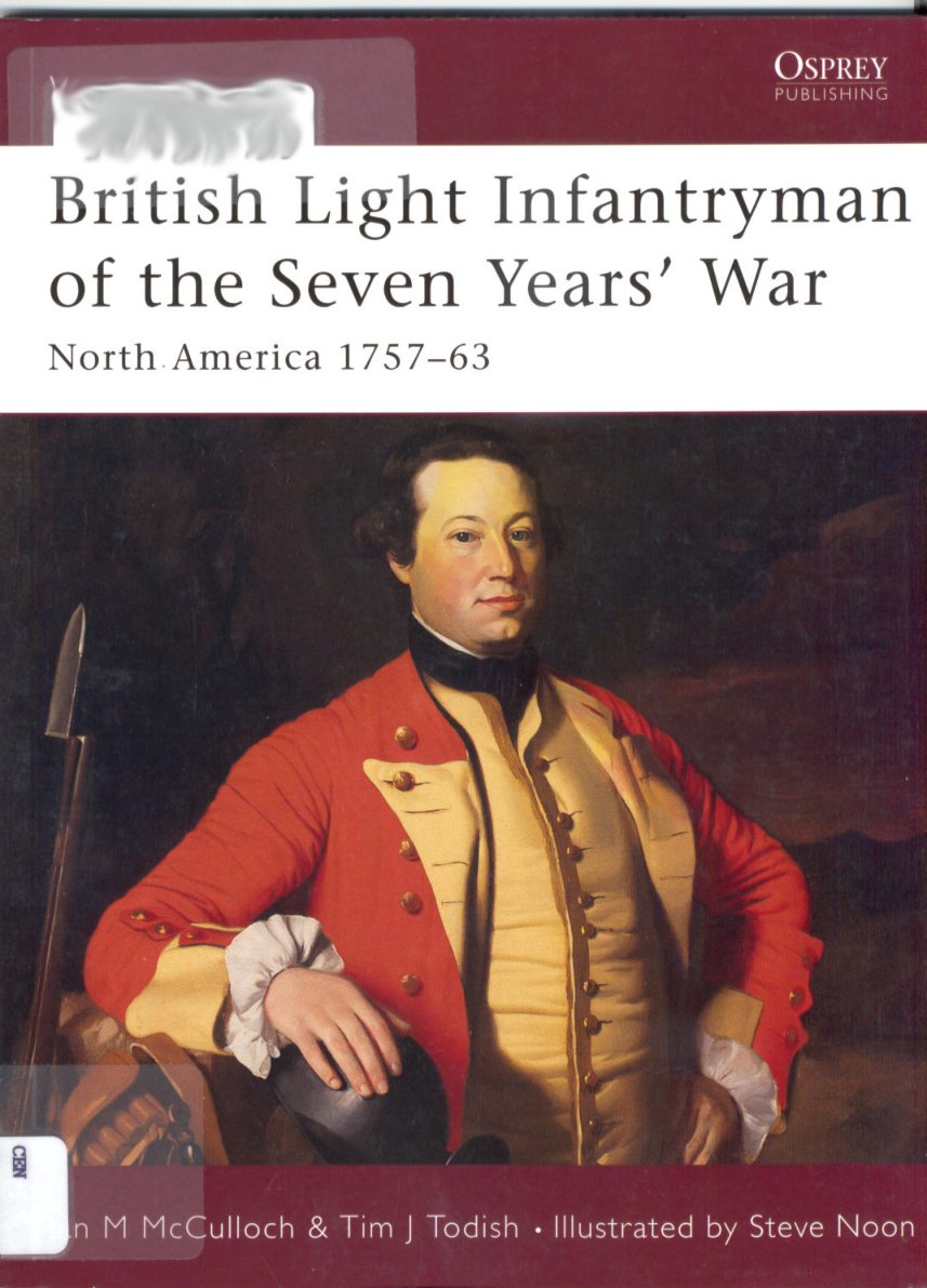 Cover of British Light Infanfryman 1757-1763 - Osprey