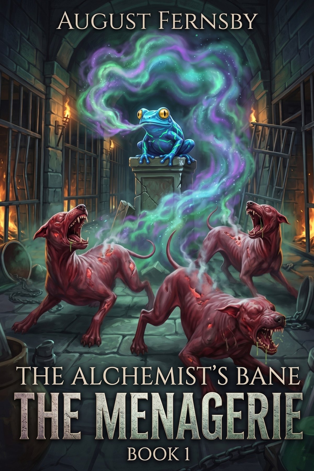 Cover of The Alchemist's Bane: The Menagerie Book 1: Isekai OP MC Monster Evolution LITRPG Adventure