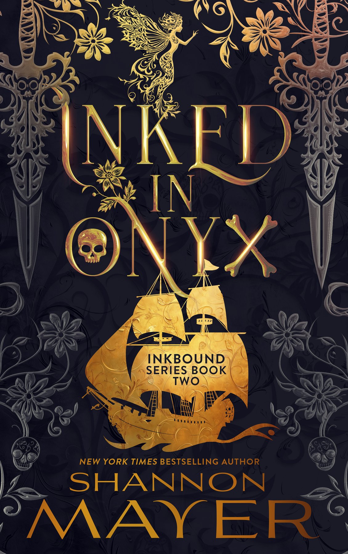 Cover of Inked in Onyx- A Twisted Fairy Tale (2025)
