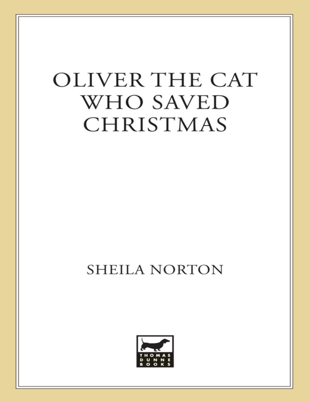 Cover of Oliver the Cat Who Saved Christmas