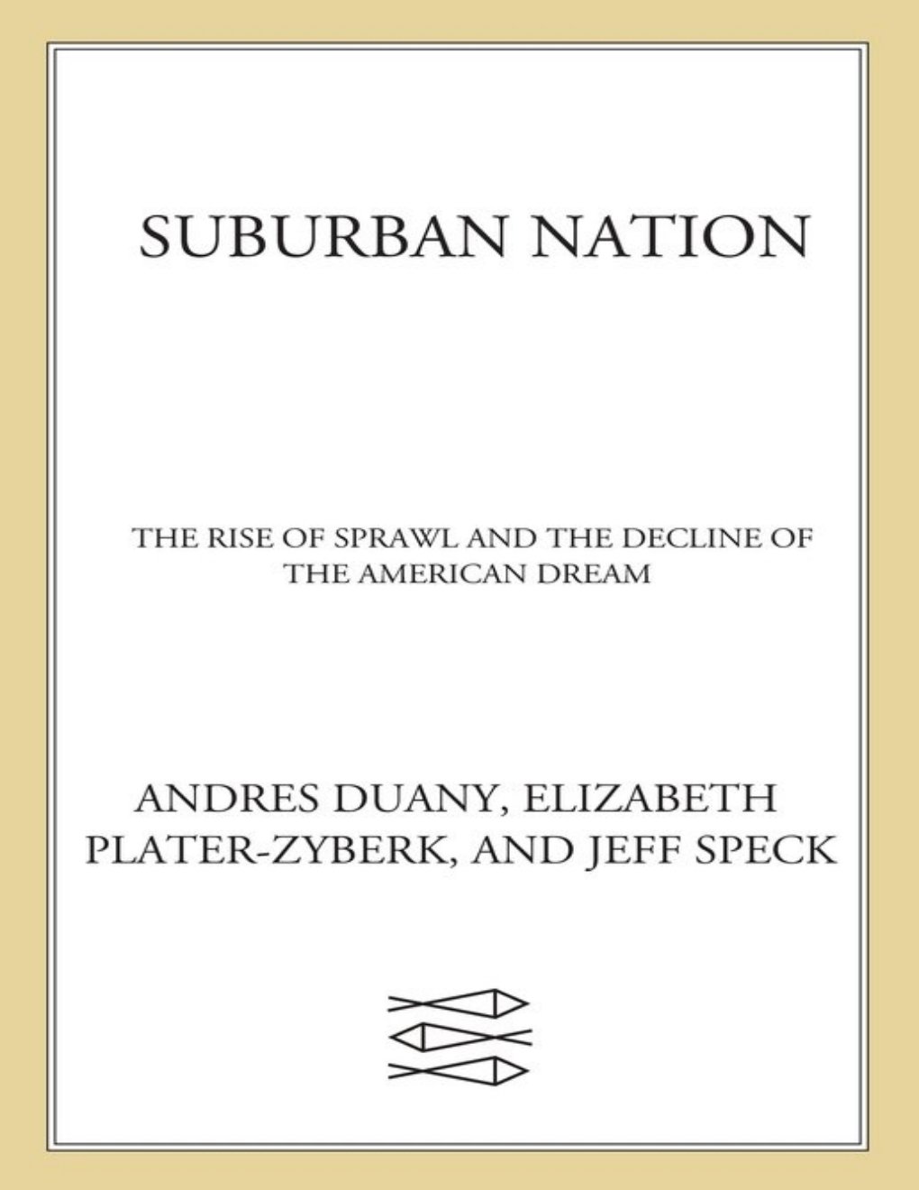 Cover of Suburban Nation, 10th Anniversary Edition