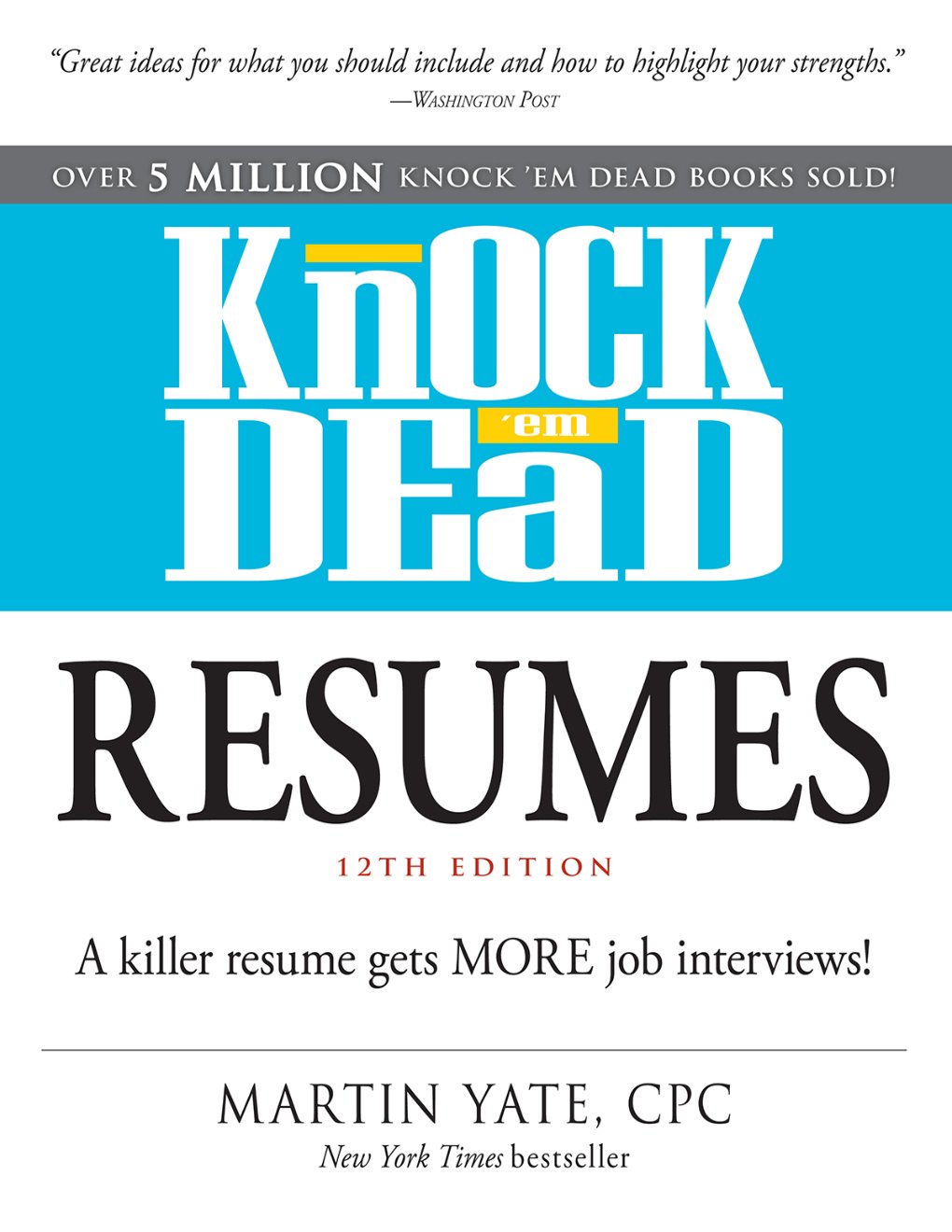 Cover of Knock 'em Dead Resumes