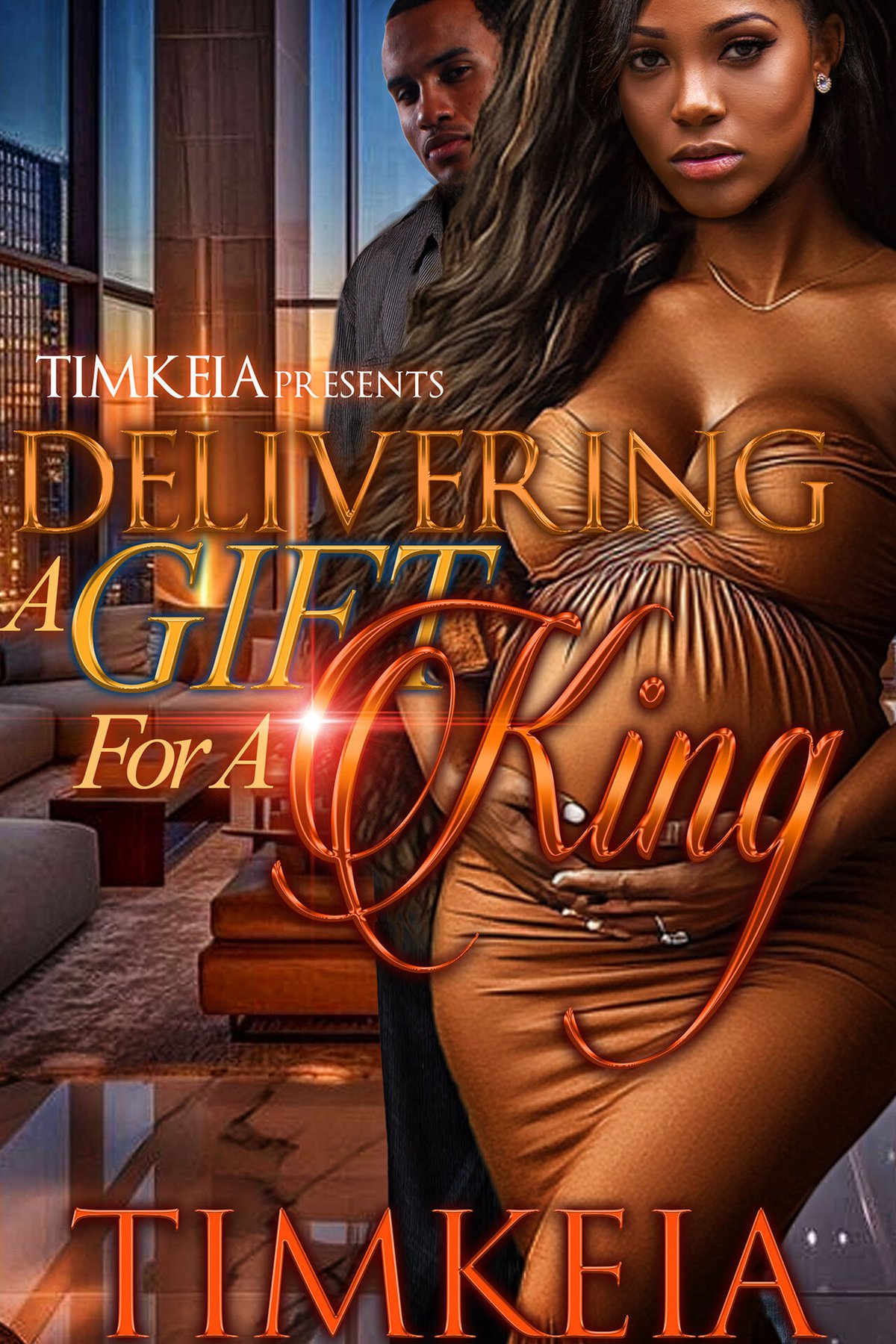 Cover of Delivering a Gift For a King (Cuffed by a Miami Street King Book 3)