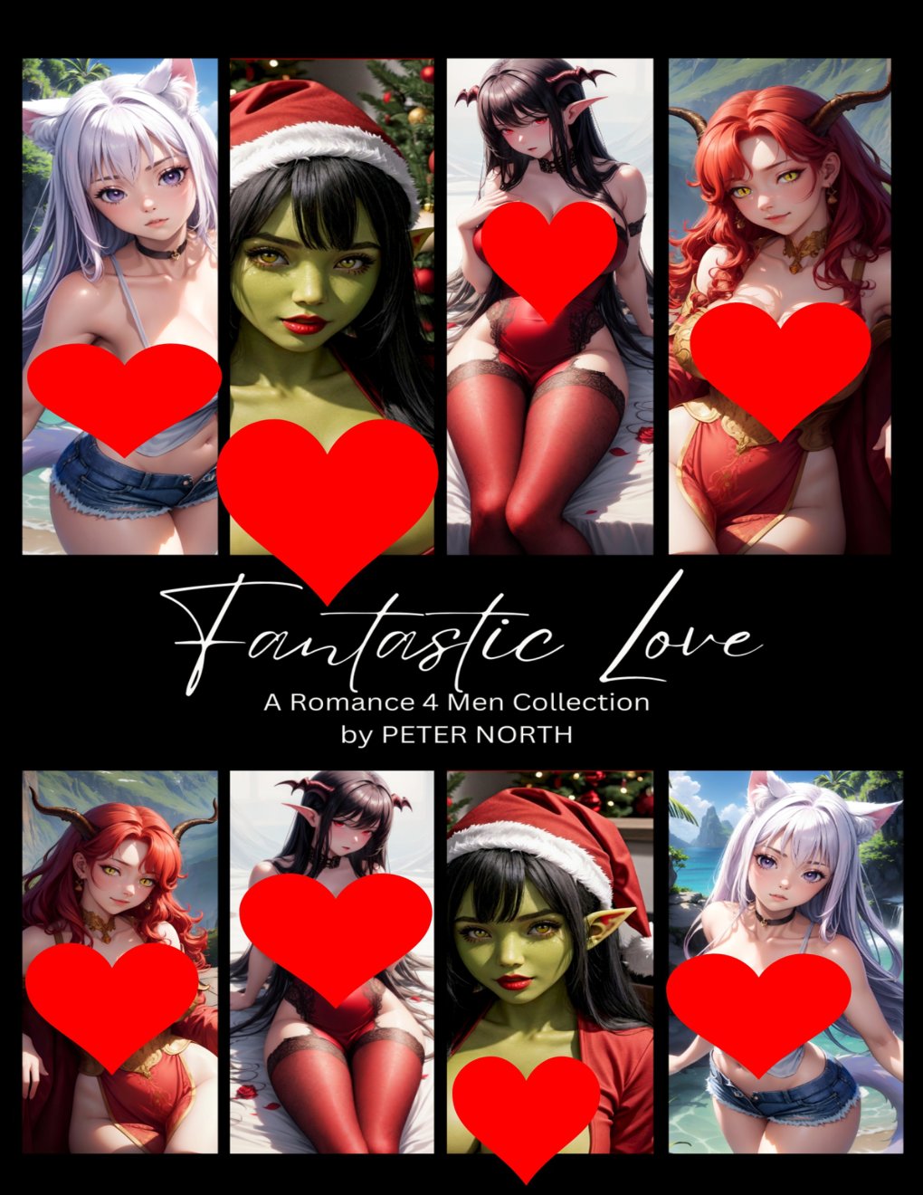 Cover of Fantastic Love: A Romance 4 Men Collection