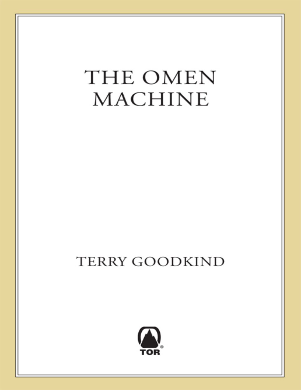 Cover of The Omen Machine (2011)