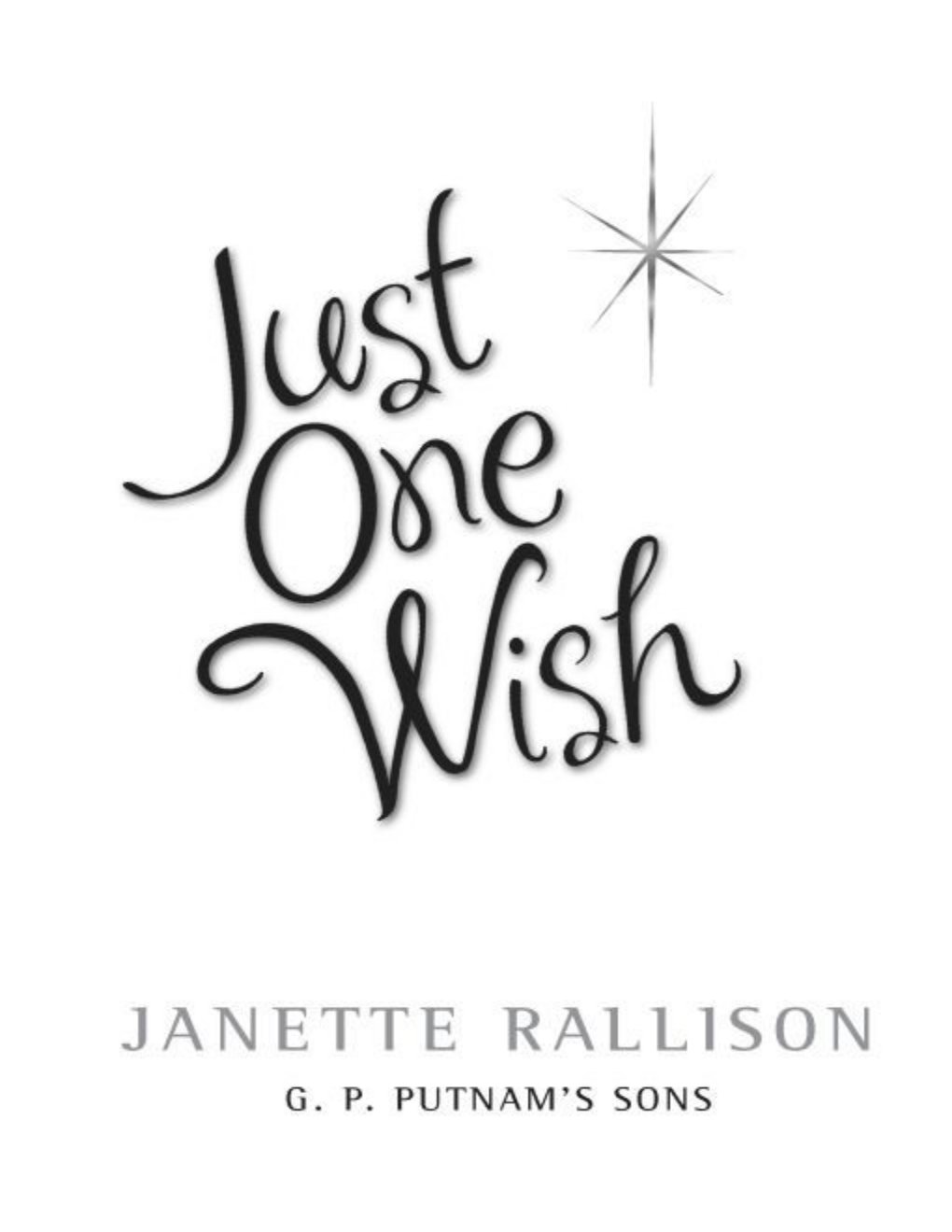Cover of Just One Wish