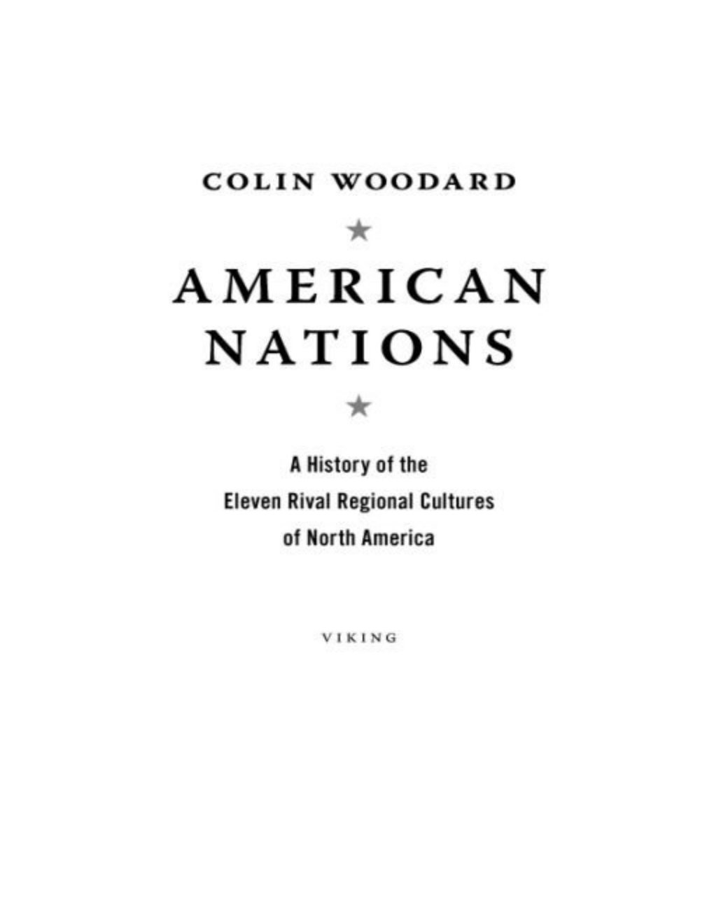Cover of American Nations
