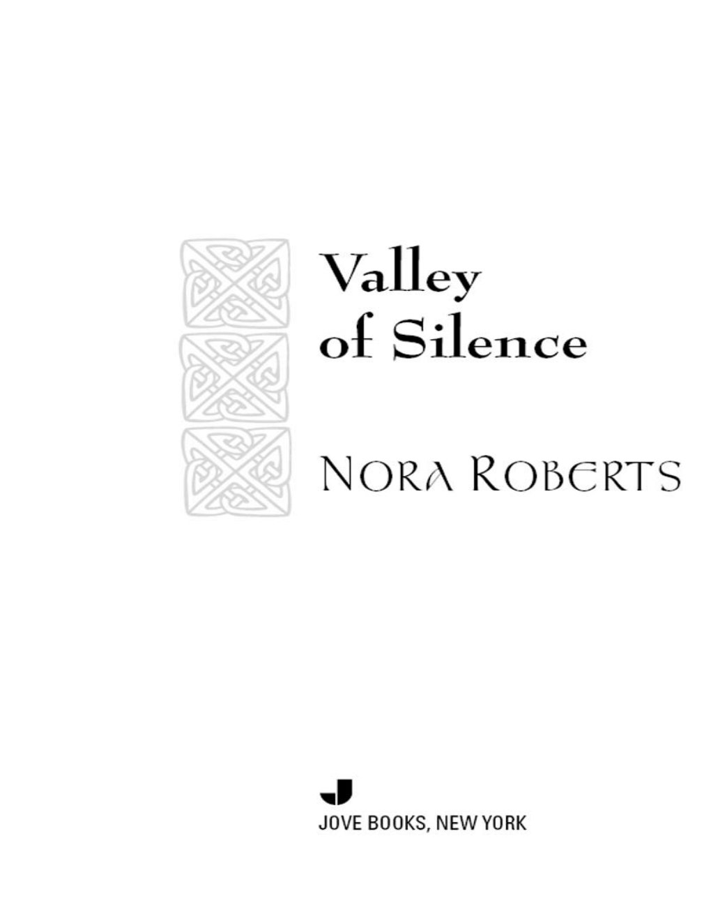 Cover of Valley of Silence