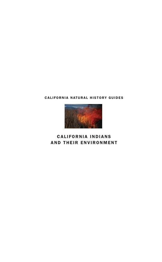 Cover of CALIFORNIA INDIANS