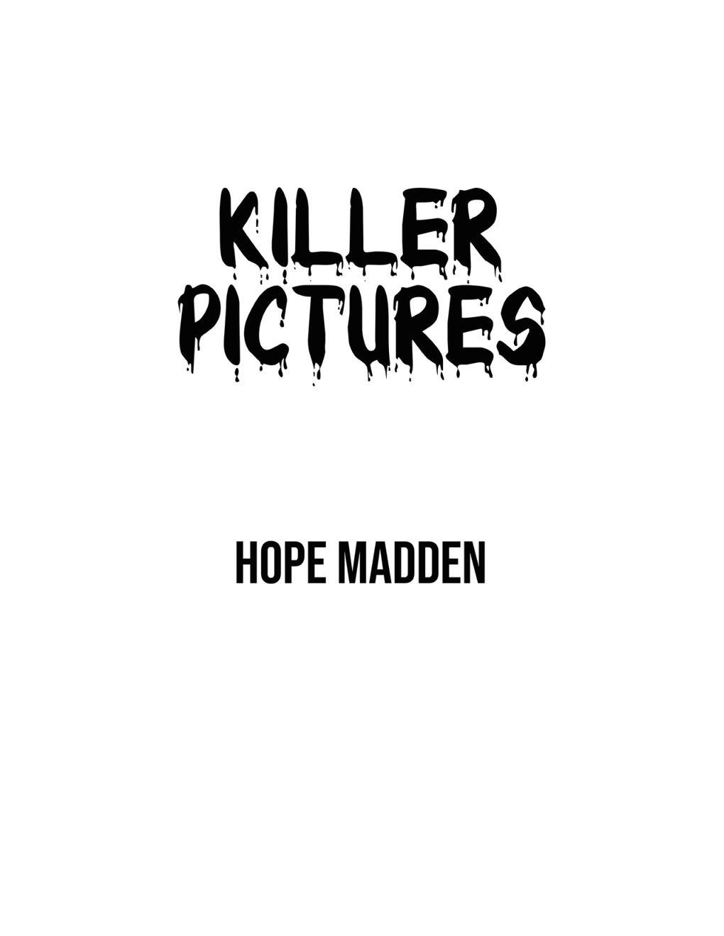 Cover of Killer Pictures (2022)