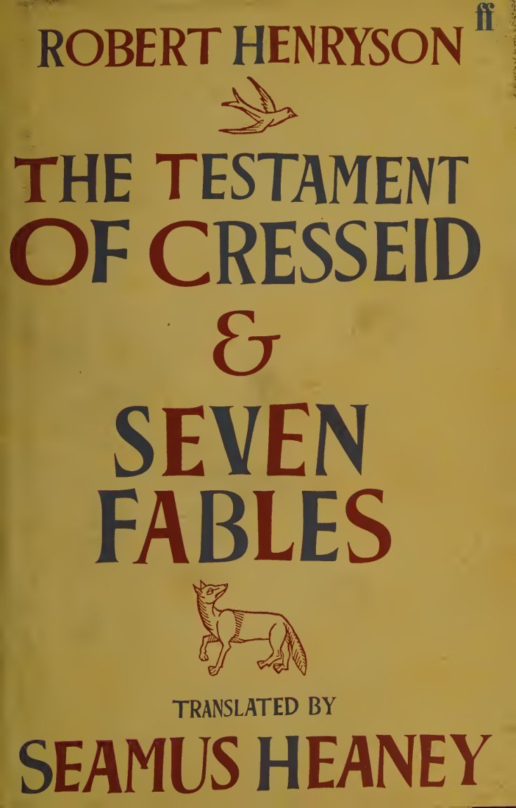 Cover of The Testament of Cresseid ; &, Seven fables