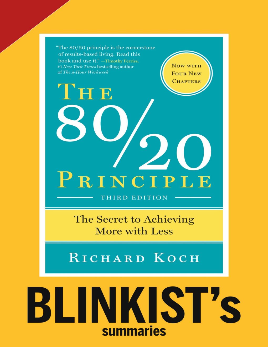 Cover of The 80/20 Principle by Richard Koch