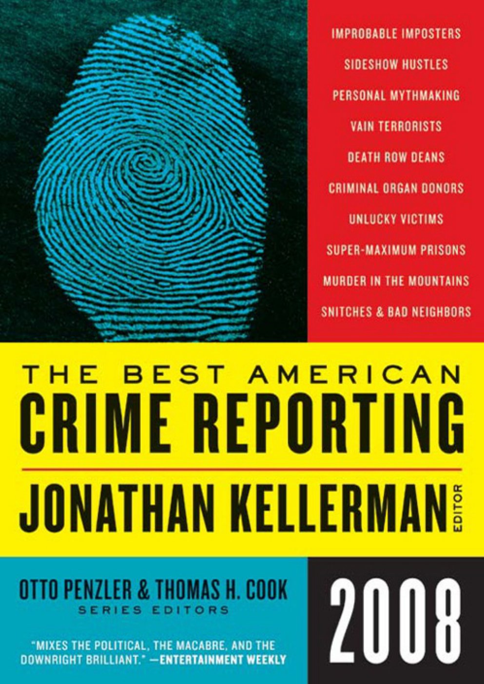 Cover of The Best American Crime Reporting 2008 (2000)