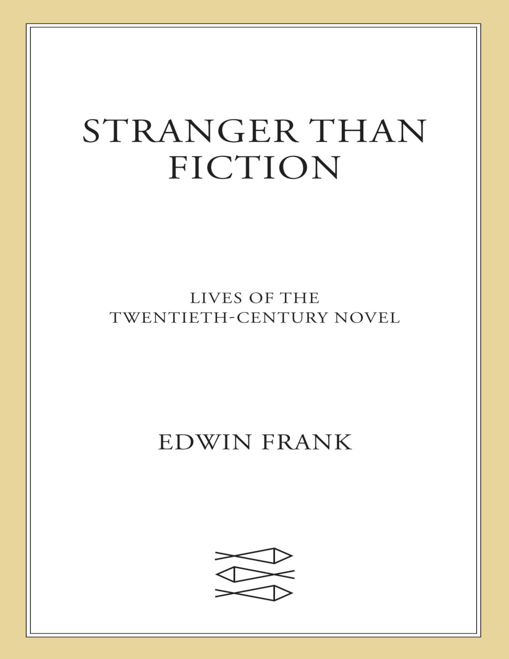 Cover of Stranger Than Fiction
