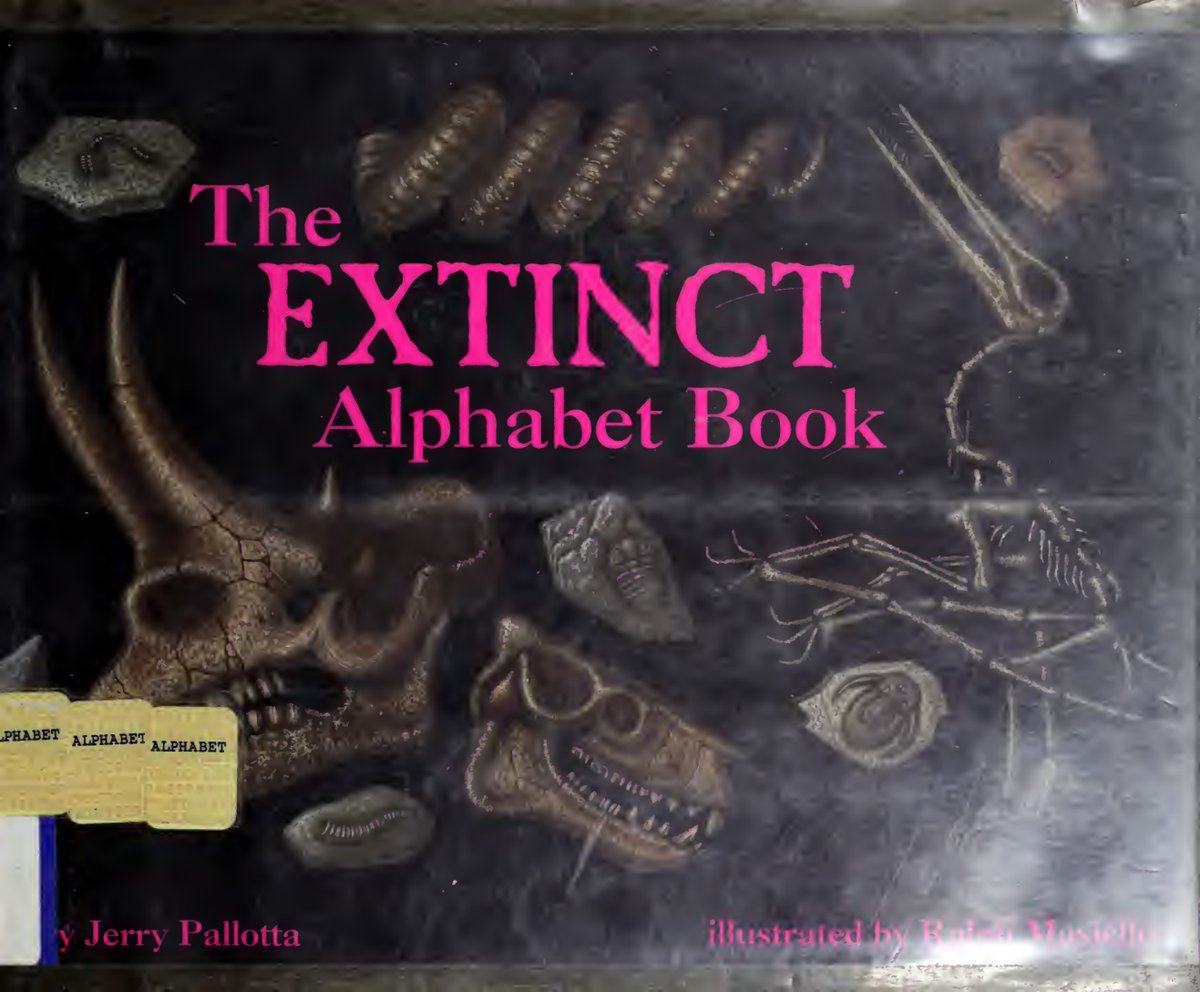 Cover of The extinct alphabet book