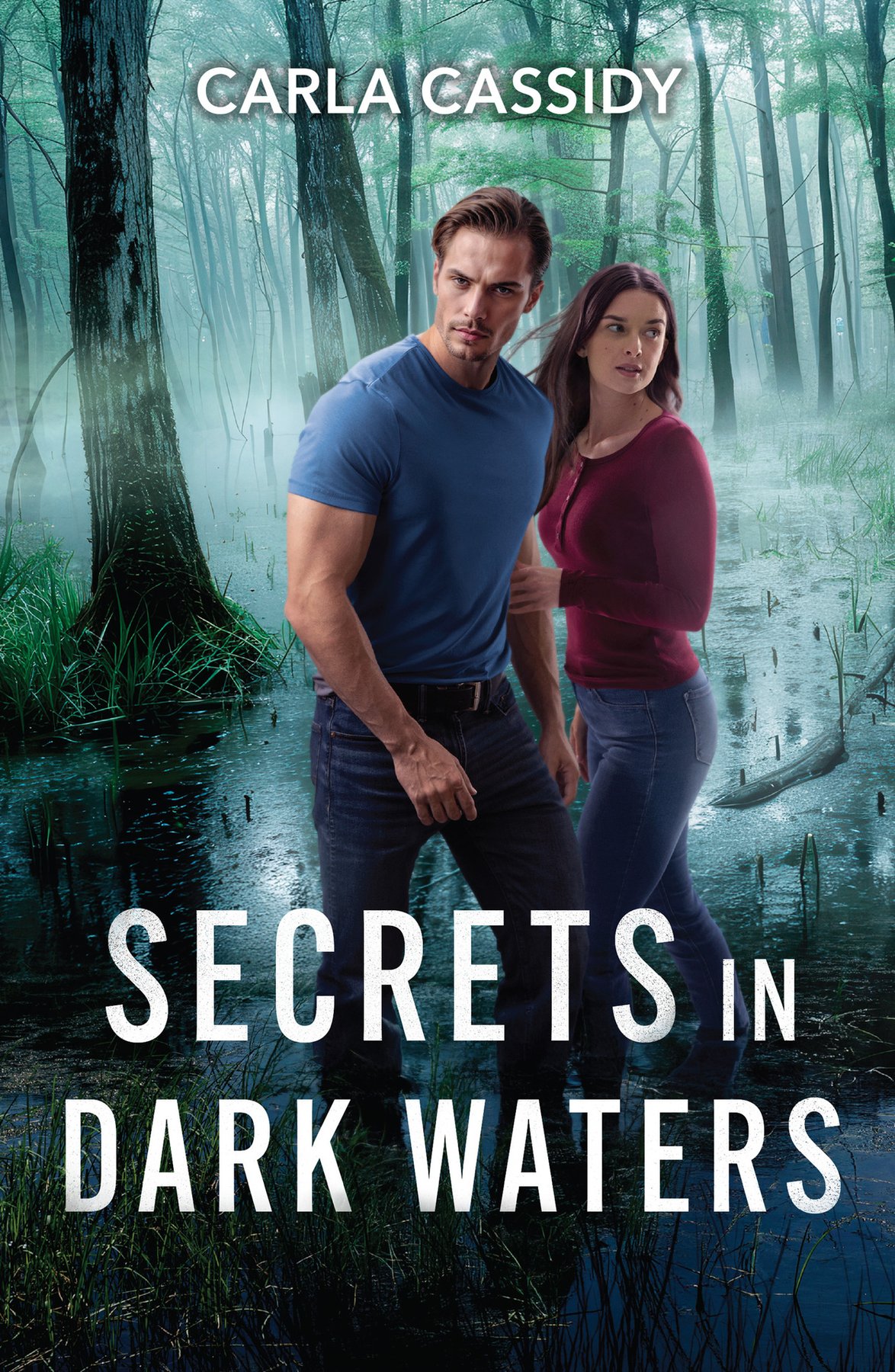 Cover of Secrets In Dark Waters (A Bayou Investigation)