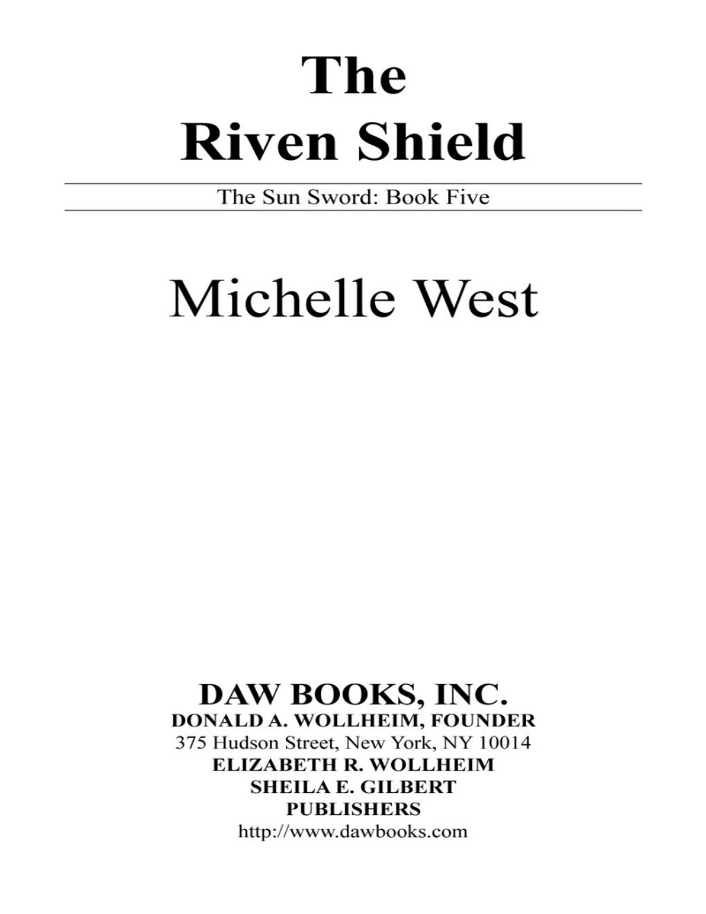 Cover of The Riven Shield