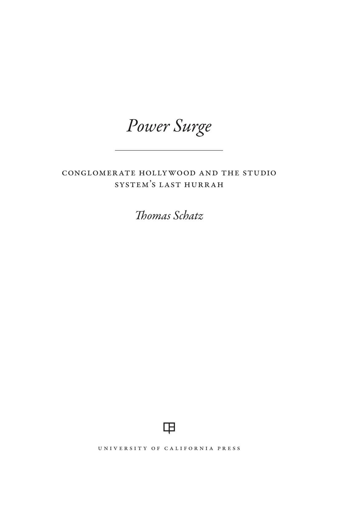 Cover of Power Surge (1978)