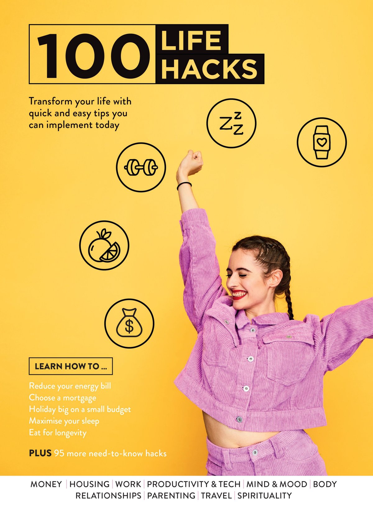 Cover of 100LifeHacks2025