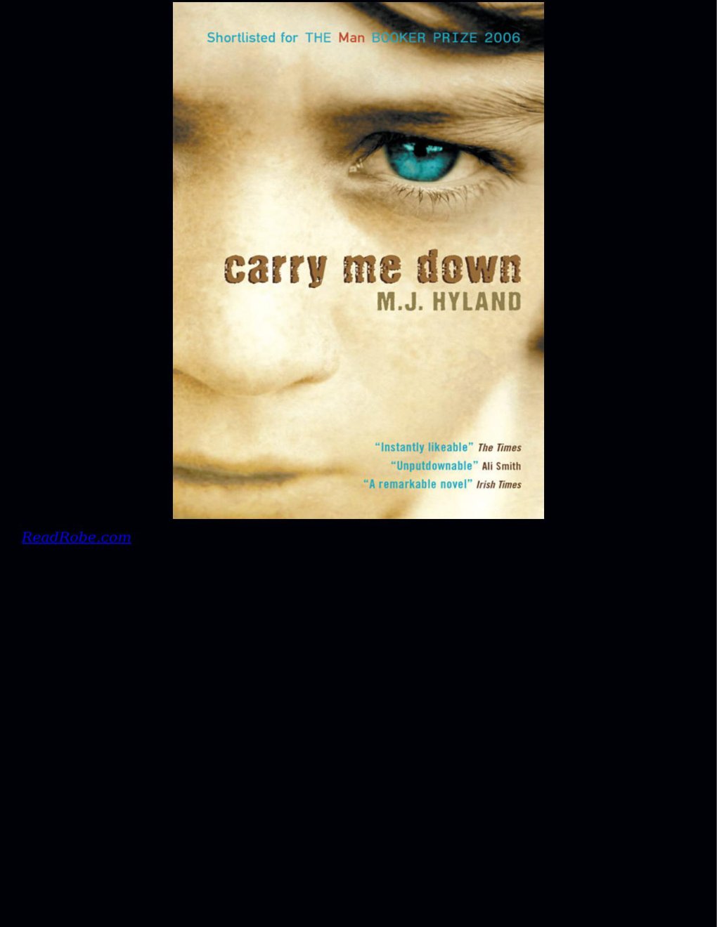 Cover of Carry Me Down