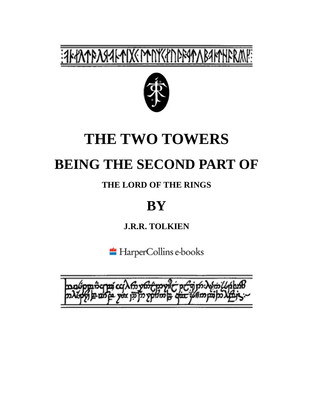 Cover of The Two Towers