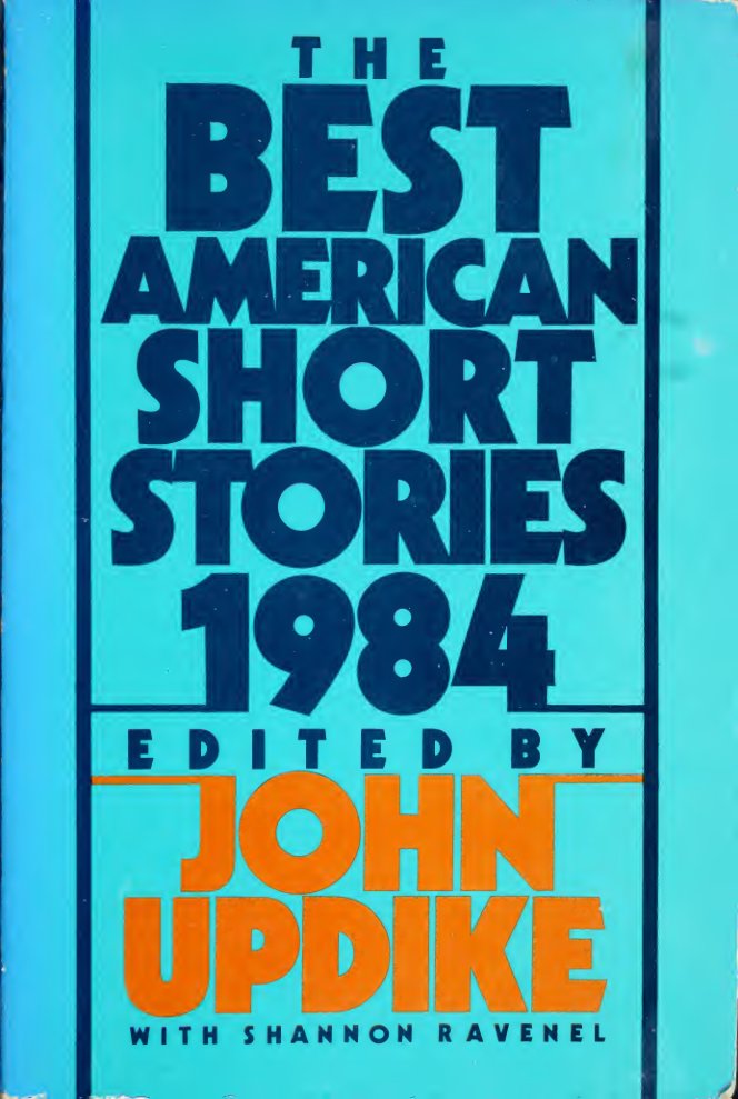 Cover of The best American short stories, 1984