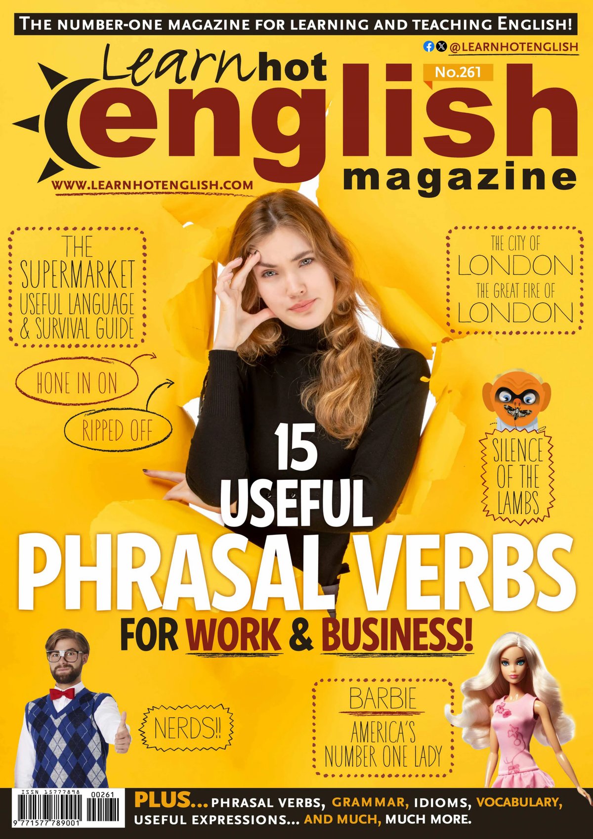 Cover of Learn Hot English 261 2024