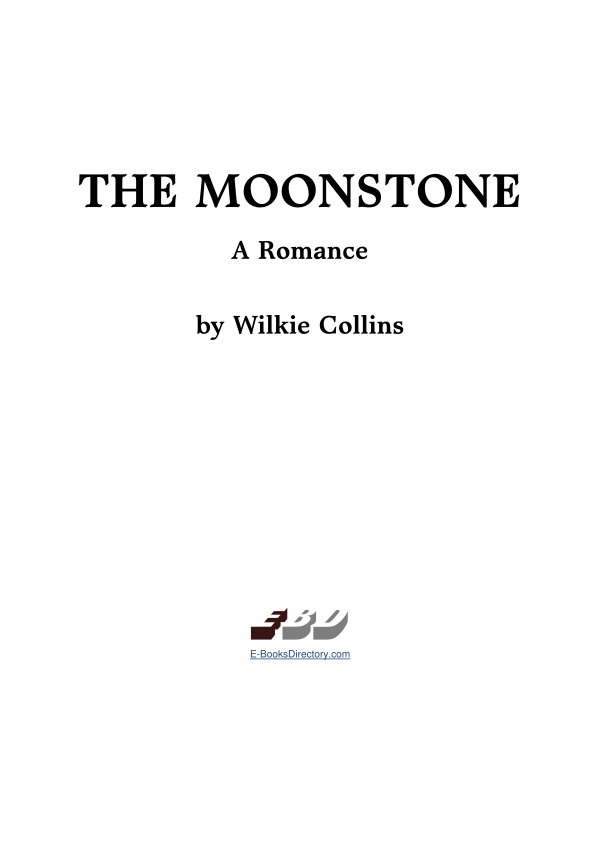 Cover of The Moonstone (1799)