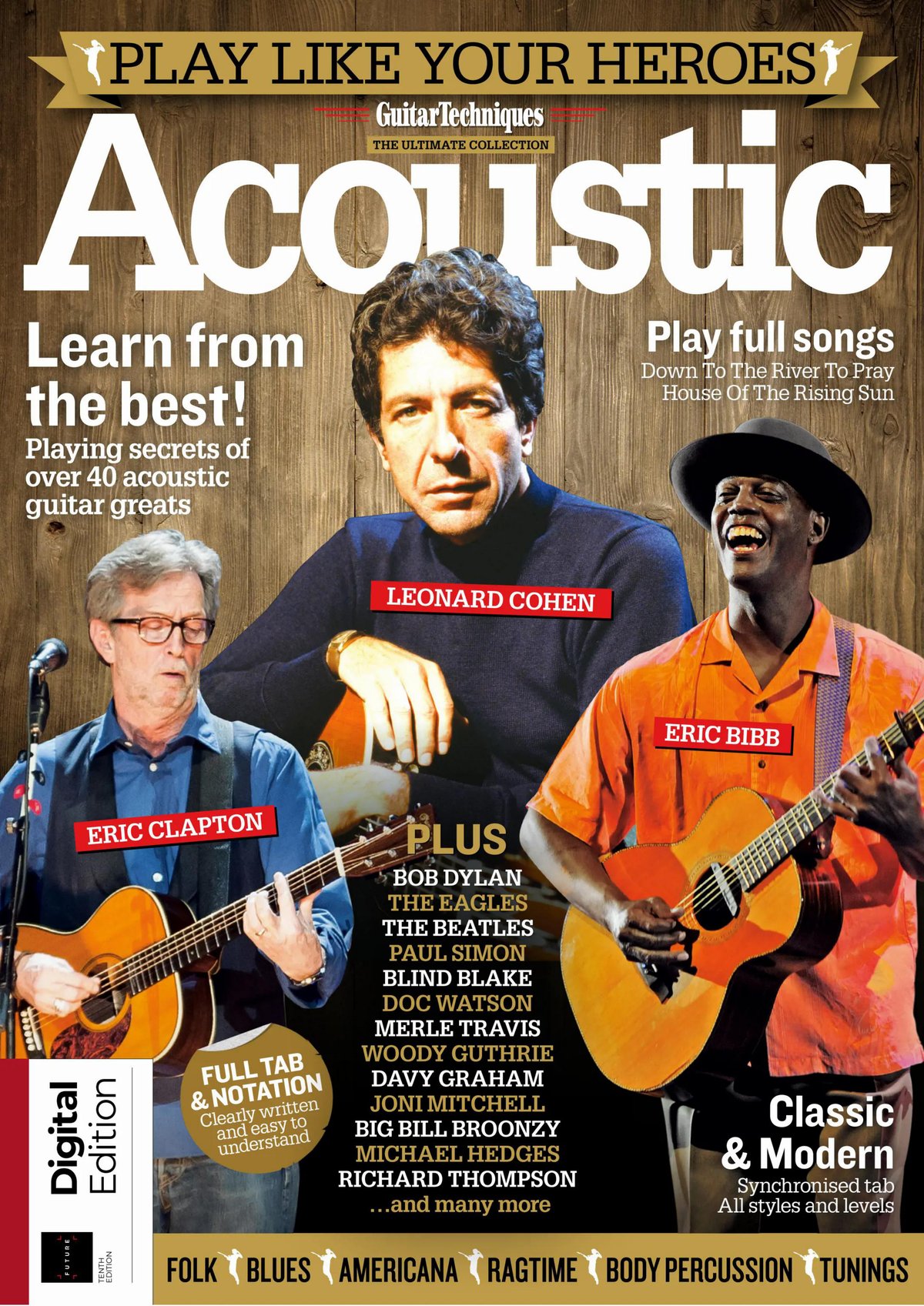 Cover of Guitar Techniques Play Like Your Heroes-acoustic (2026)