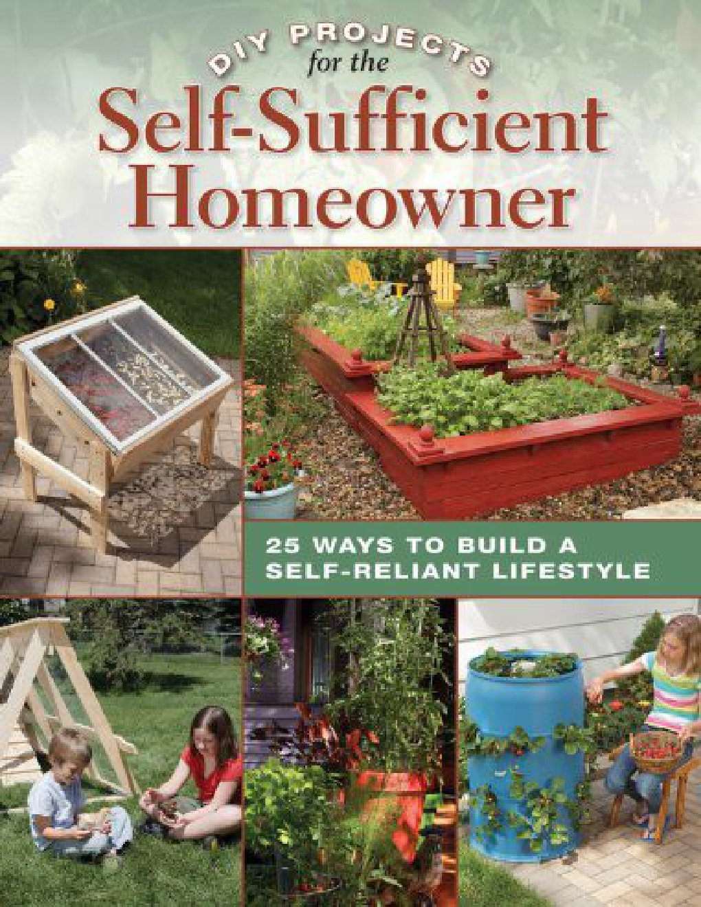 Cover of DIY Projects for the Self-Sufficient Homeowner: 25 Ways to Build a Self-Reliant Lifestyle
